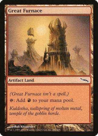 Great Furnace [Mirrodin] | Good Games Cannington