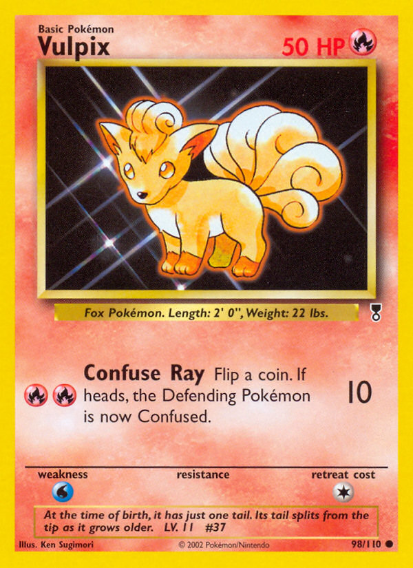 Vulpix (98/110) [Legendary Collection] | Good Games Cannington