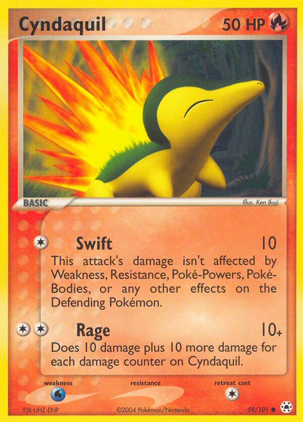 Cyndaquil (59/101) [EX: Battle Stadium] | Good Games Cannington