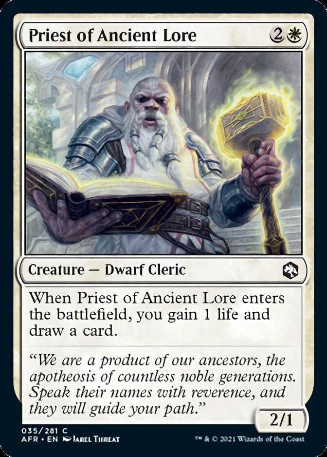 Priest of Ancient Lore [Dungeons & Dragons: Adventures in the Forgotten Realms] | Good Games Cannington