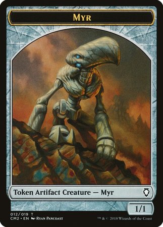 Myr Token [Commander Anthology Volume II Tokens] | Good Games Cannington