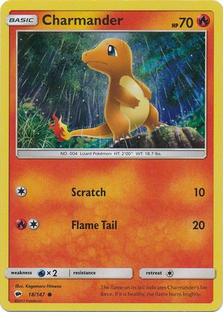 Charmander (18/147) (Premium Collection Promo) [Sun & Moon: Burning Shadows] | Good Games Cannington