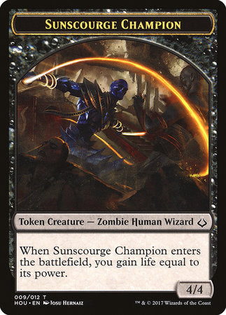 Sunscourge Champion Token [Hour of Devastation Tokens] | Good Games Cannington
