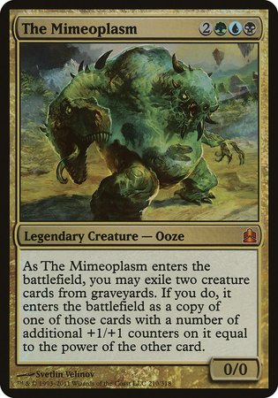 The Mimeoplasm (Oversized) [Commander 2011 Oversized] | Good Games Cannington