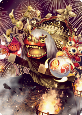 March of Reckless Joy Art Card [Kamigawa: Neon Dynasty Art Series] | Good Games Cannington