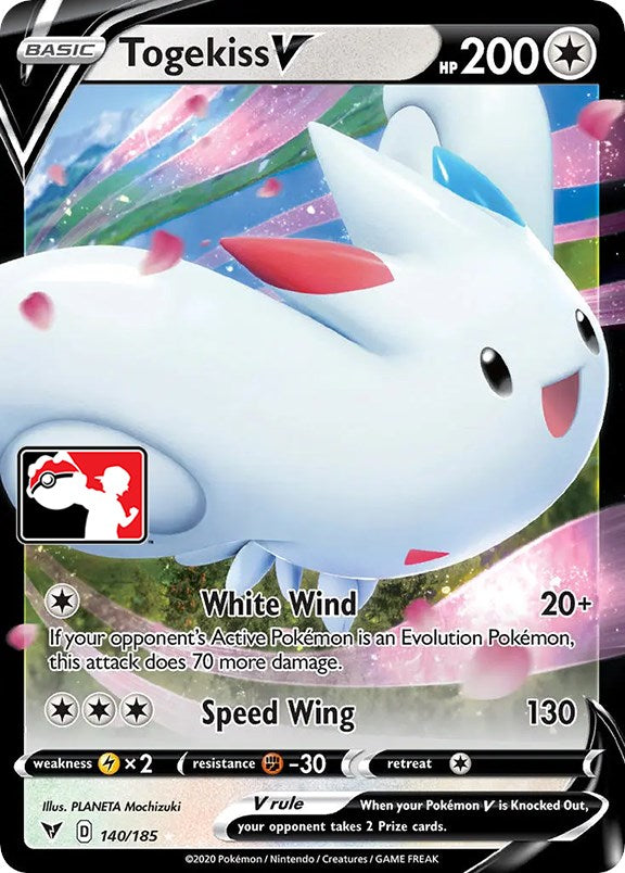 Togekiss V (140/185) [Prize Pack Series One] | Good Games Cannington