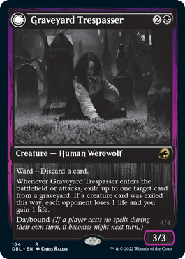 Graveyard Trespasser // Graveyard Glutton [Innistrad: Double Feature] | Good Games Cannington