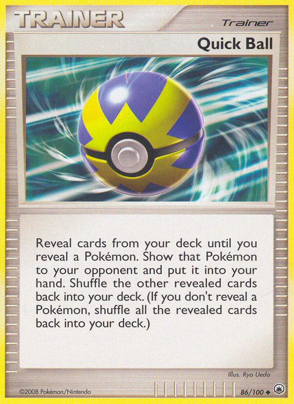 Quick Ball (86/100) [Diamond & Pearl: Majestic Dawn] | Good Games Cannington