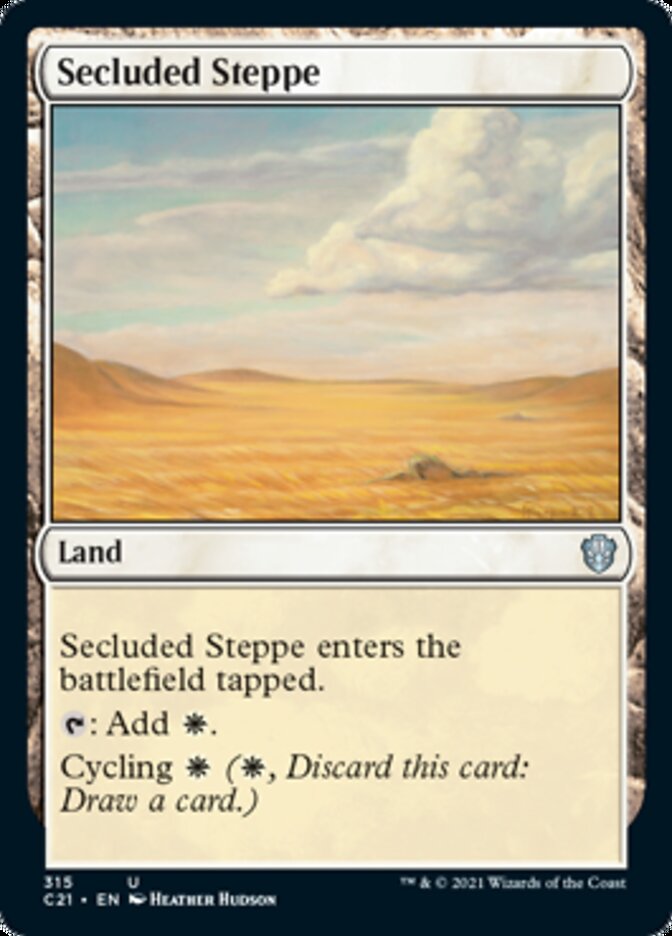 Secluded Steppe [Commander 2021] | Good Games Cannington