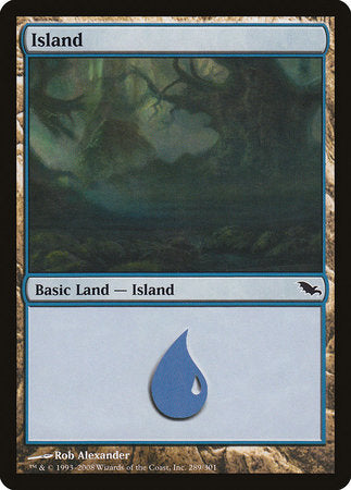 Island (289) [Shadowmoor] | Good Games Cannington