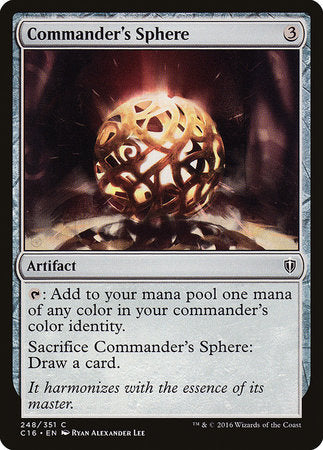 Commander's Sphere [Commander 2016] | Good Games Cannington