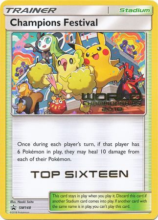 Champions Festival(SM148) (2018 Top Sixteen) [Sun & Moon: Black Star Promos] | Good Games Cannington