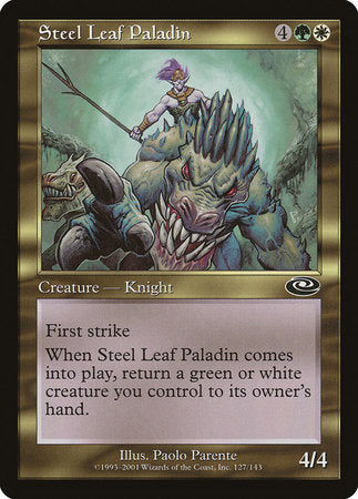 Steel Leaf Paladin [Planeshift] | Good Games Cannington