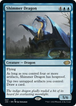 Shimmer Dragon [Jumpstart 2022] | Good Games Cannington