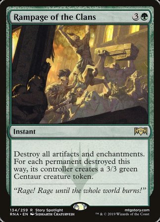 Rampage of the Clans [Ravnica Allegiance] | Good Games Cannington