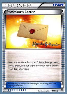 Professor's Letter (123/146) (Primal Groudon - Alejandro Ng-Guzman) [World Championships 2015] | Good Games Cannington