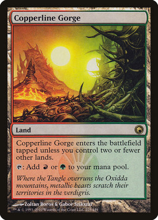 Copperline Gorge [Scars of Mirrodin] | Good Games Cannington