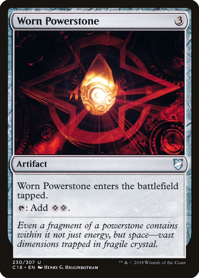 Worn Powerstone [Commander 2018] | Good Games Cannington