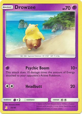 Drowzee (22/30) [Sun & Moon: Trainer Kit - Alolan Raichu] | Good Games Cannington