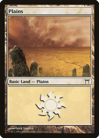Plains (289) [Champions of Kamigawa] | Good Games Cannington