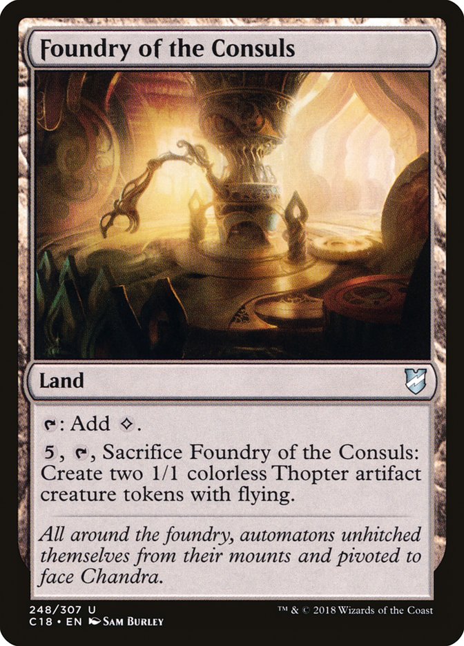 Foundry of the Consuls [Commander 2018] | Good Games Cannington