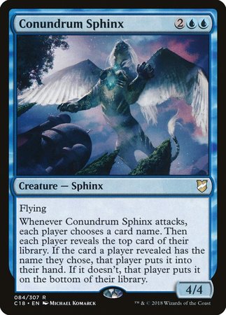 Conundrum Sphinx [Commander 2018] | Good Games Cannington