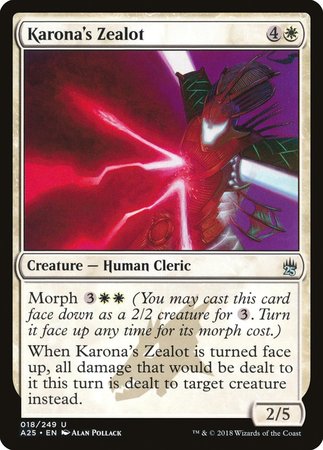 Karona's Zealot [Masters 25] | Good Games Cannington