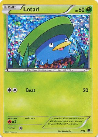 Lotad (2/12) [McDonald's Promos: 2015 Collection] | Good Games Cannington