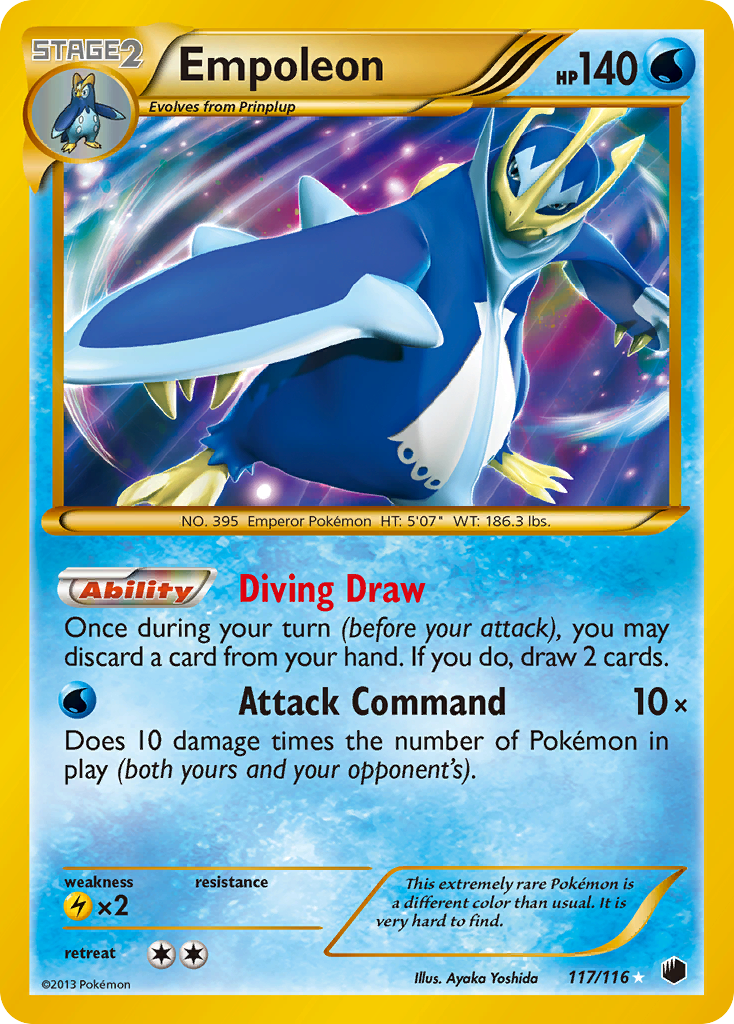 Empoleon (117/116) [Black & White: Plasma Freeze] | Good Games Cannington