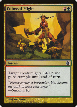 Colossal Might [Alara Reborn] | Good Games Cannington