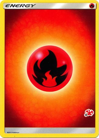 Fire Energy (Charizard Stamp #12) [Battle Academy 2020] | Good Games Cannington