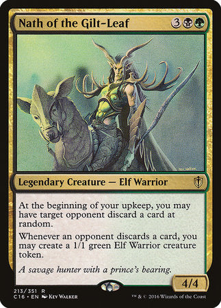 Nath of the Gilt-Leaf [Commander 2016] | Good Games Cannington