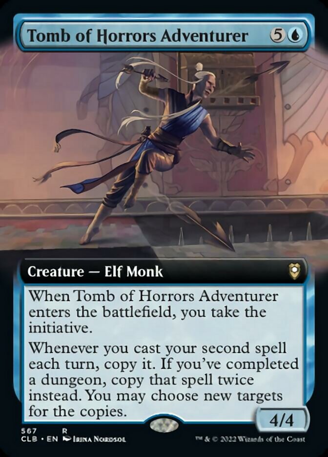 Tomb of Horrors Adventurer (Extended Art) [Commander Legends: Battle for Baldur's Gate] | Good Games Cannington