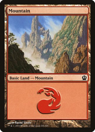 Mountain (245) [Theros] | Good Games Cannington