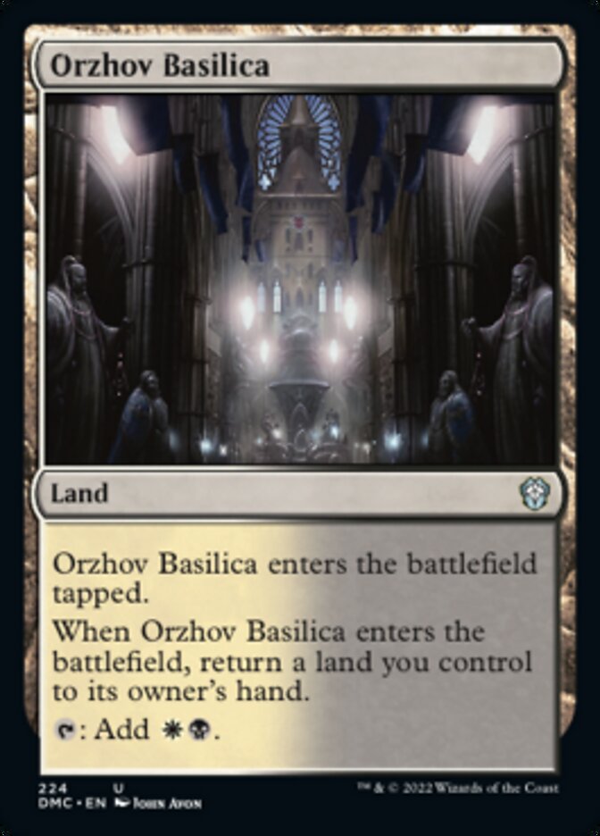 Orzhov Basilica [Dominaria United Commander] | Good Games Cannington