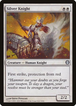 Silver Knight [Duel Decks: Knights vs. Dragons] | Good Games Cannington