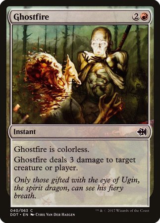 Ghostfire [Duel Decks: Merfolk vs. Goblins] | Good Games Cannington