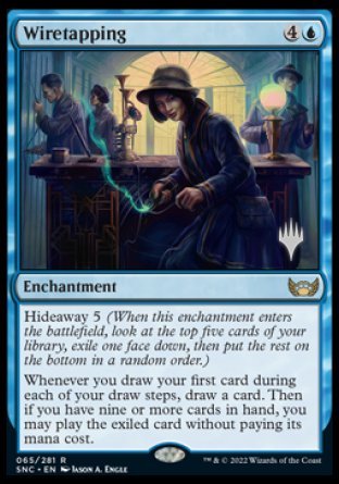 Wiretapping (Promo Pack) [Streets of New Capenna Promos] | Good Games Cannington