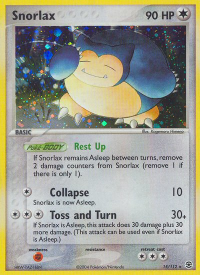 Snorlax (15/112) [EX: FireRed & LeafGreen] | Good Games Cannington
