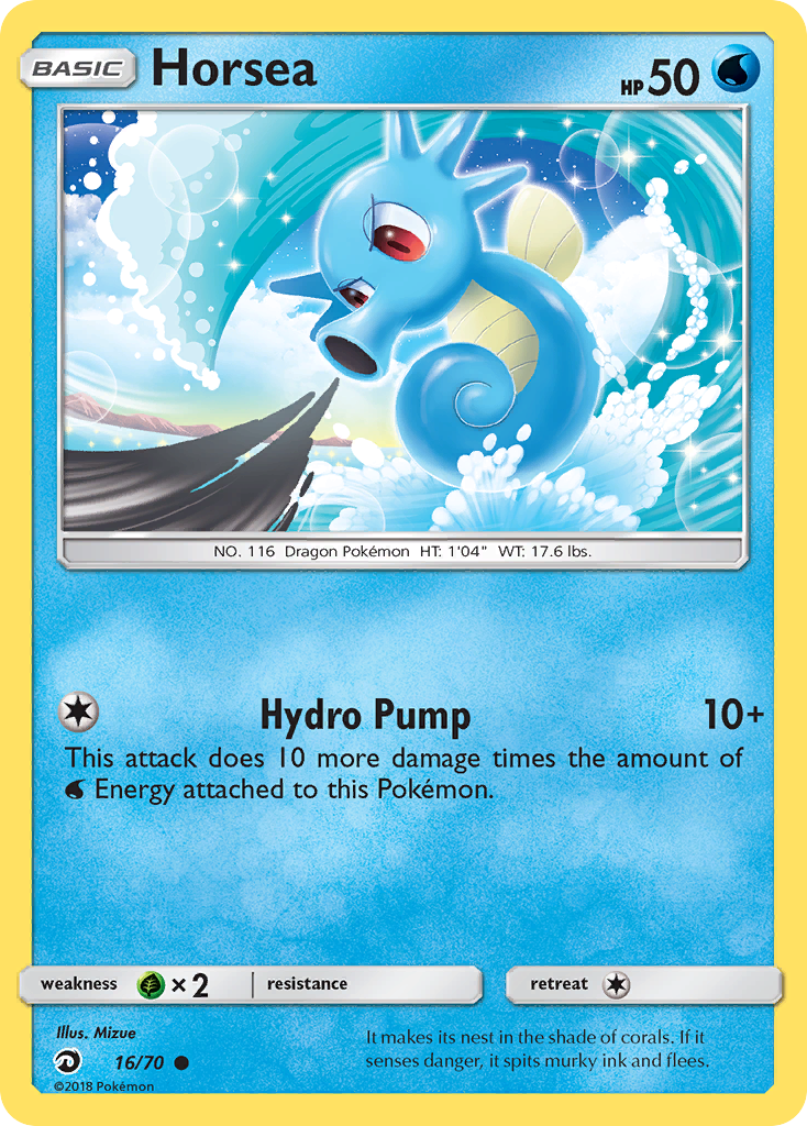 Horsea (16/70) [Sun & Moon: Dragon Majesty] | Good Games Cannington