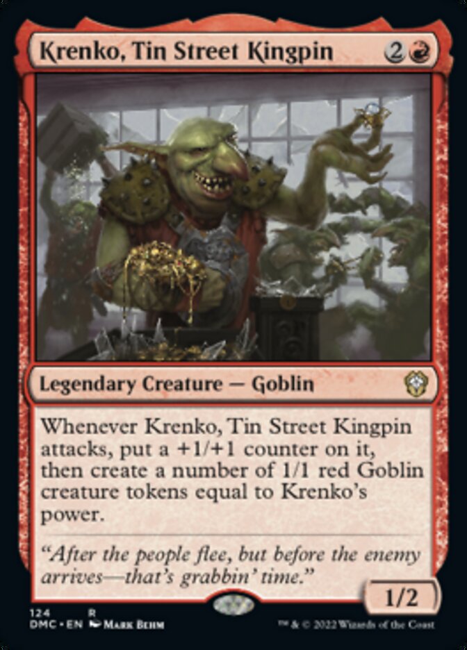 Krenko, Tin Street Kingpin [Dominaria United Commander] | Good Games Cannington