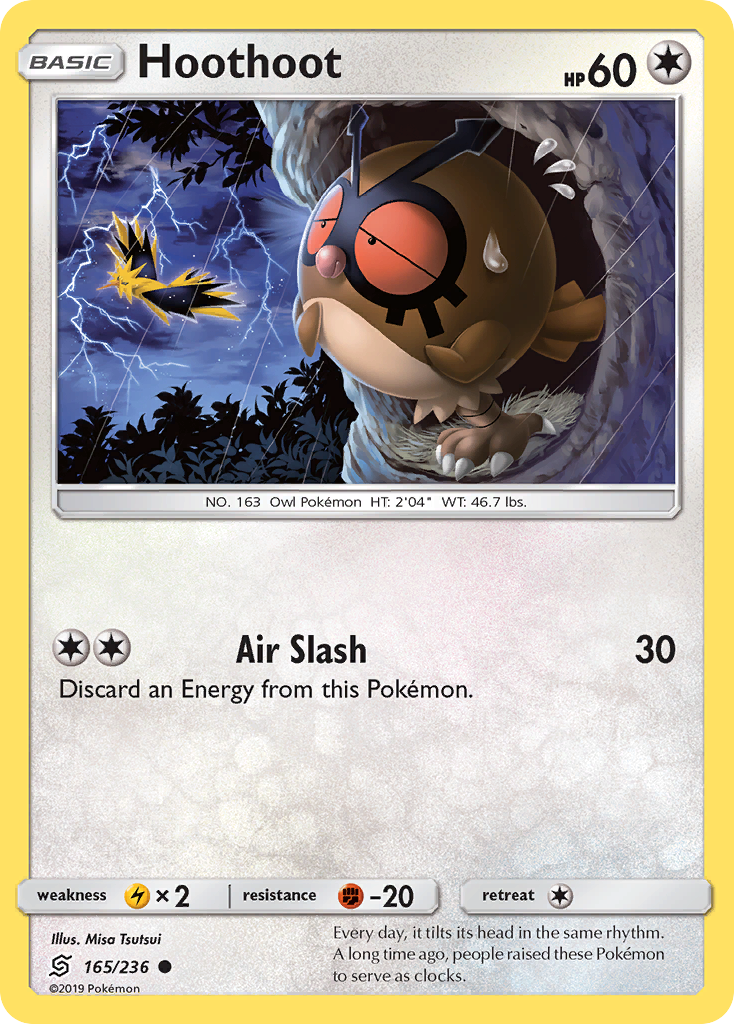 Hoothoot (165/236) [Sun & Moon: Unified Minds] | Good Games Cannington