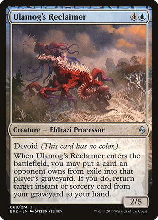 Ulamog's Reclaimer [Battle for Zendikar] | Good Games Cannington