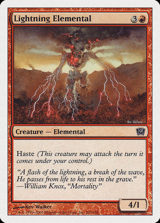 Lightning Elemental [Ninth Edition] | Good Games Cannington