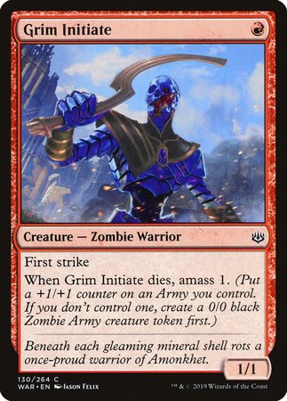 Grim Initiate [War of the Spark] | Good Games Cannington