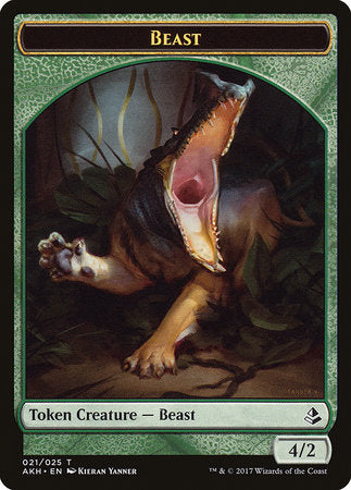 Beast Token [Amonkhet Tokens] | Good Games Cannington