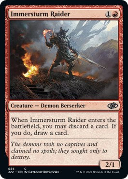 Immersturm Raider [Jumpstart 2022] | Good Games Cannington