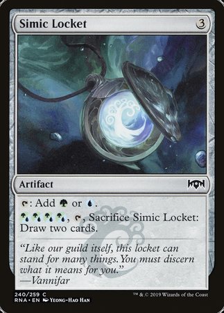 Simic Locket [Ravnica Allegiance] | Good Games Cannington