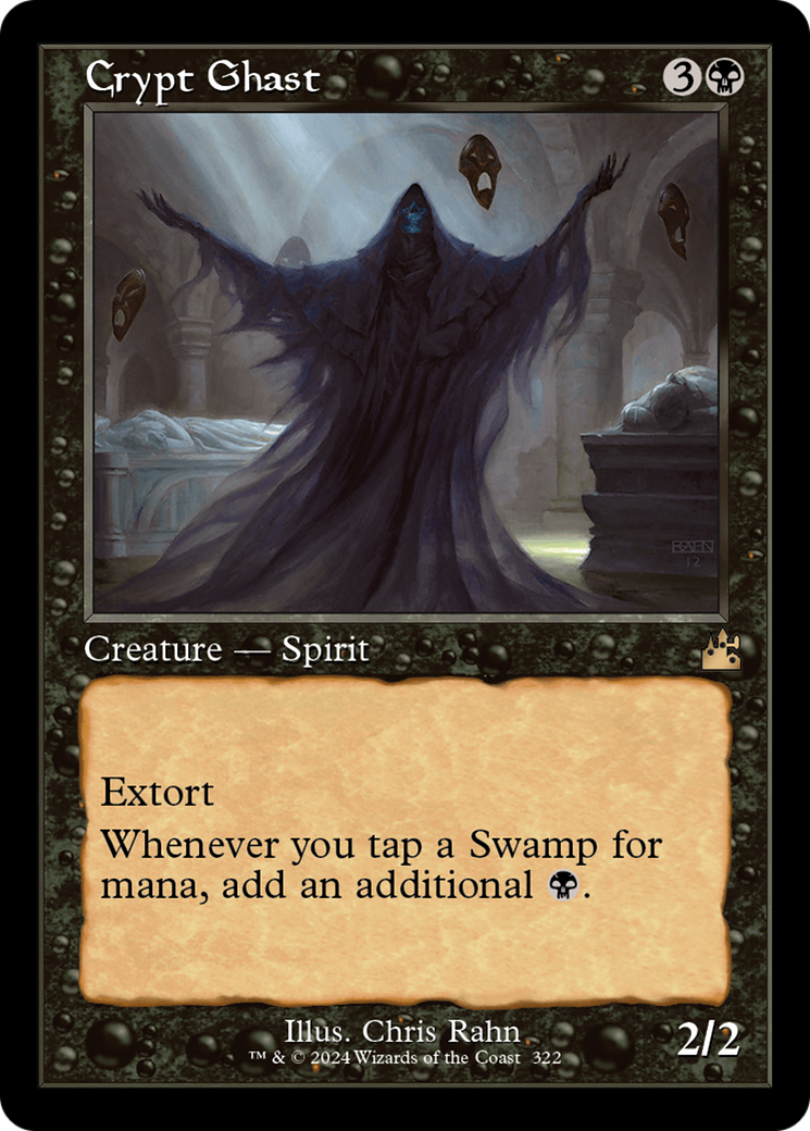 Crypt Ghast (Retro Frame) [Ravnica Remastered] | Good Games Cannington