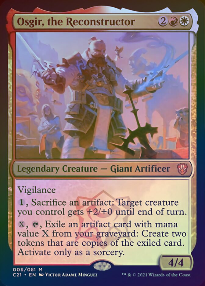 Osgir, the Reconstructor (Display Commander) [Commander 2021] | Good Games Cannington